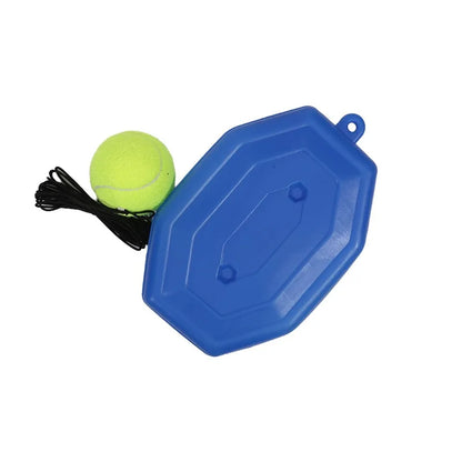 Heavy Duty Tennis Training Aids Base With Elastic Rope Ball Practice Self-Duty Rebound Tennis Trainer Partner Sparring Device