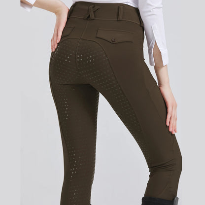 Professional horse riding pants silicone anti-slip quick-dry tight-fitting cycling sports pants for equestrian exams