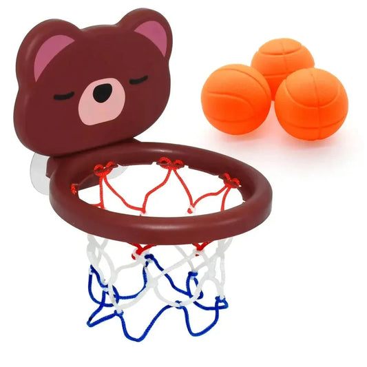 Baby Bath Toys Suction Cup Shooting Basketball Hoop With 3 Ball Bathroom Bathtub Shower Toy Kid Play Water Game Toy For Children ALPENZO