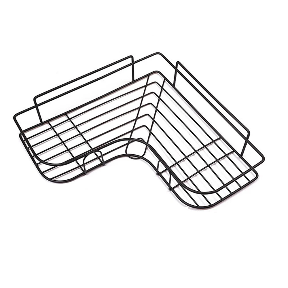 Iron Triangle Rack For Kitchen Bathroom Storage Rack Thickened Love Corner Rack Storage Rack Durable - ALPENZO