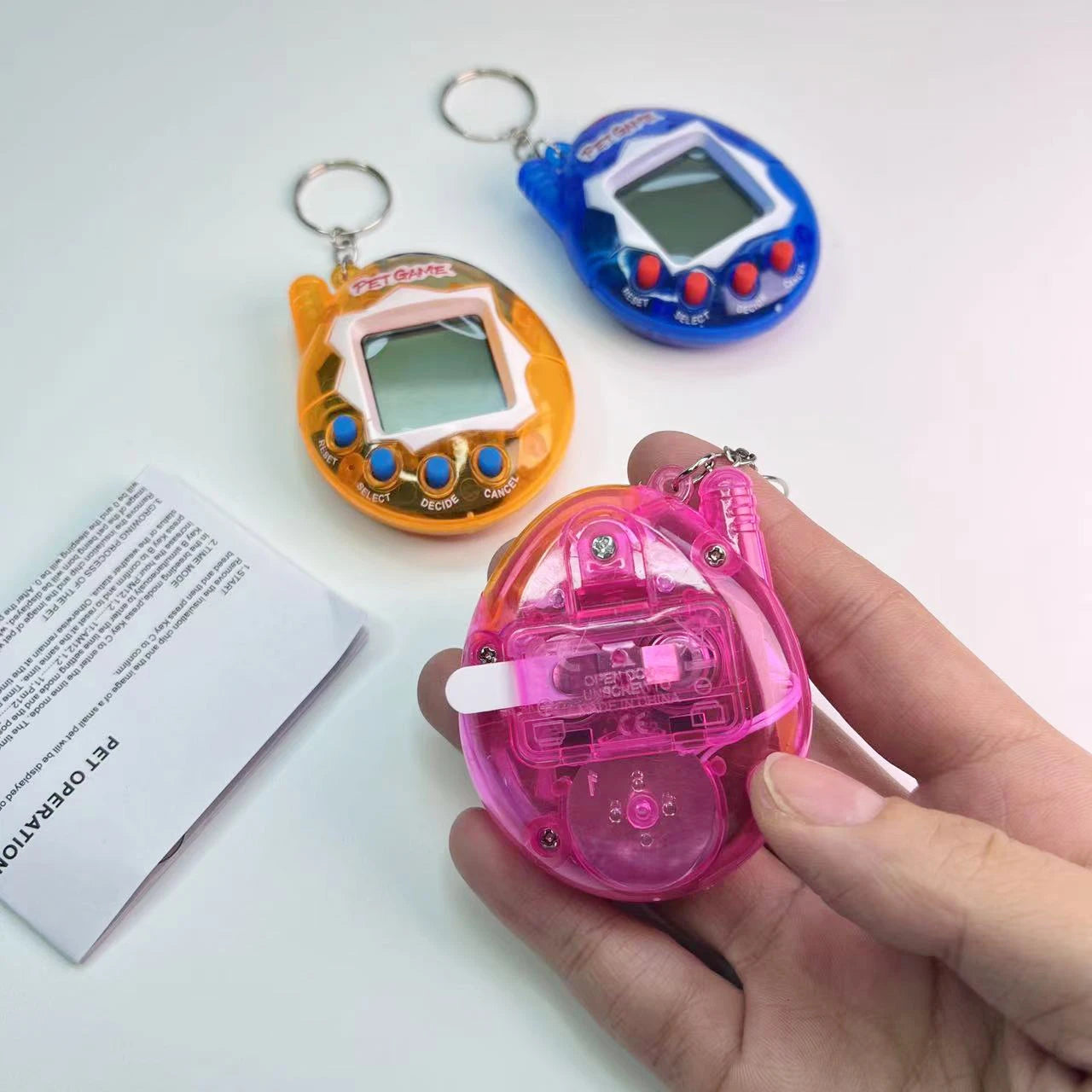 Interactive Toy Digital Pet - Virtual Electronic Pets Video Game Party Favors for Kids Video Game Keychain Video Game Party Supp ALPENZO