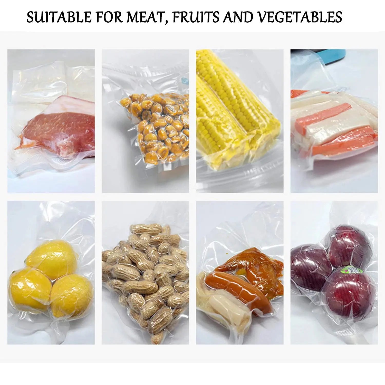 1 Roll 300CM Vacuum Seal Bags For Food, Food Saver Bags Rolls, Household Vacuum Packing Bag, Vacuum Sealer, Vacuum Storage Bags - ALPENZO