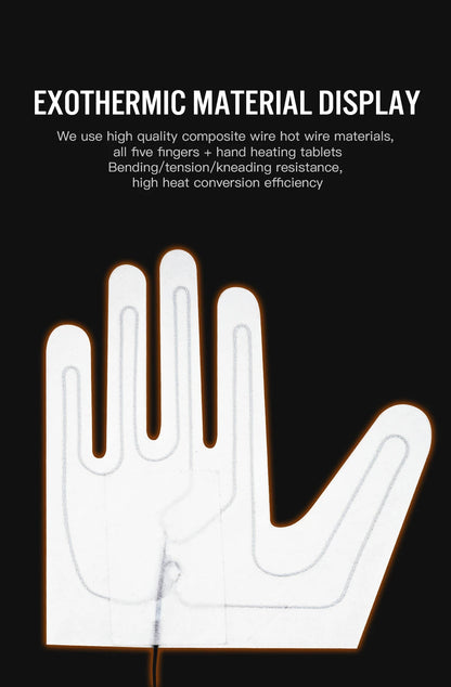 Electric Heated Gloves Motorcycle Winter Moto Heated Gloves Warm Waterproof Rechargeable Heating Thermal Gloves For Snowmobile ALPENZO