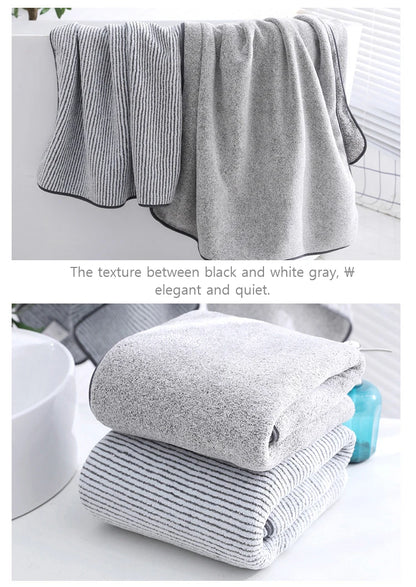 1PCS Thickened Bath Towels for The Body Microfiber Towel for Gym Sports Shower Robe for Spa Beath Home - ALPENZO