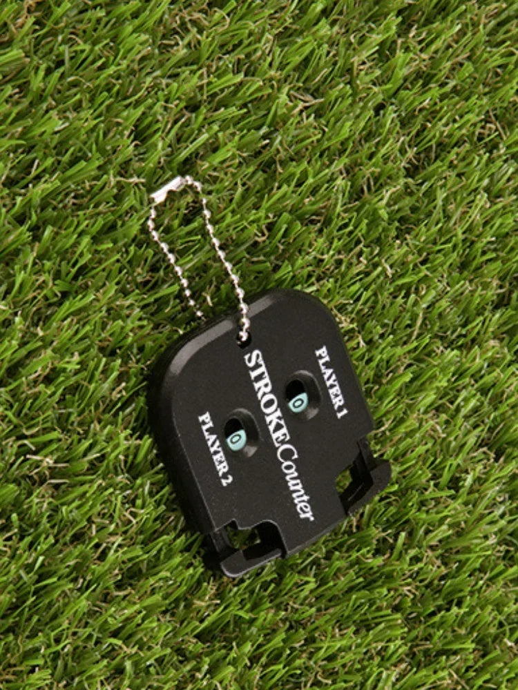 Mini Handy Golf Shot Count Stroke Putt Score Counter Two Digits Scoring Keeper With Key Chain Golf Accessorie Golf Training Aids