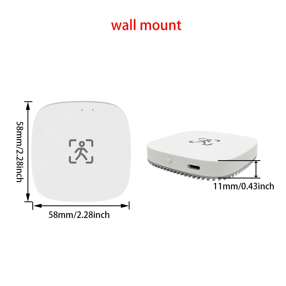 ZigBee Wifi MmWave Human Presence Motion Sensor With Luminance/Distance Detection 5/110/220V Tuya Smart Life Home Automation - ALPENZO