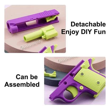 Mini 3D Gravity Printing 1911 Children'S Toy Guns Model Fidget Toy for Kids Adults Stress Relief Toy Children Decompression Gift ALPENZO