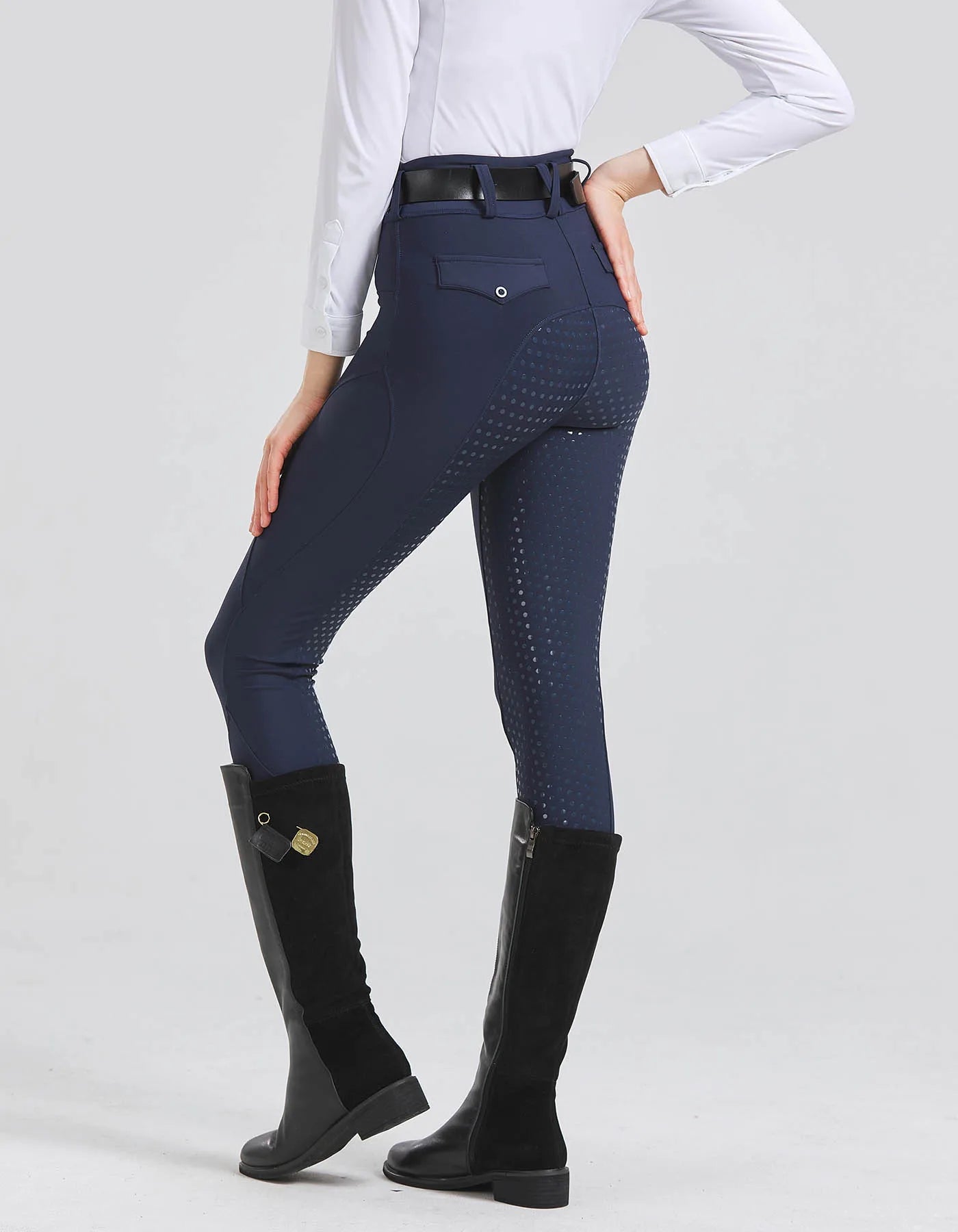 Professional horse riding pants silicone anti-slip quick-dry tight-fitting cycling sports pants for equestrian exams
