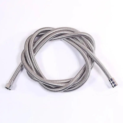 1/2" Extra Thick Silver Stainless Steel Shower Hose,Explosion-Proof Plumbing Hose for Showerhead,Rainfall Shower and Bath Faucet - ALPENZO