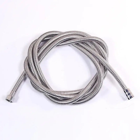 1/2" Extra Thick Silver Stainless Steel Shower Hose,Explosion-Proof Plumbing Hose for Showerhead,Rainfall Shower and Bath Faucet - ALPENZO