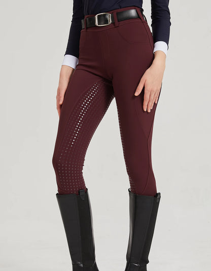 Professional horse riding pants silicone anti-slip quick-dry tight-fitting cycling sports pants for equestrian exams