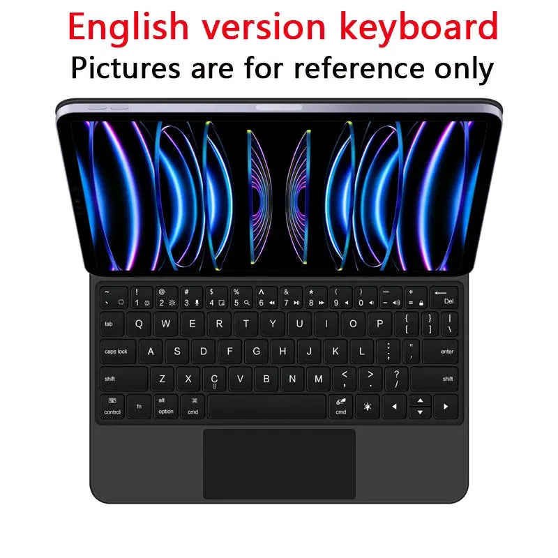 Magic Keyboard for iPad Pro 11 12.9 Air 4 Air 5 for iPad 10th Generation Pro 12.9 6th 5th 4th 3rd Gen Smart Cover Magnetic Case - ALPENZO