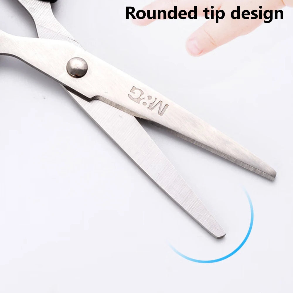 M&G Stationery 160/210mm Scissors Round Tip Scissors Small Medium Large Handmade Paper Scissors Home Office Supplies Red/Black ALPENZO
