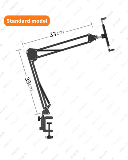 Tablet Holder for Bed with Long Metal Arm iPad Stand Tablet Bracket 360° Rotating Bed Phone Mount for 4.5~12.9 inch Phone Tablet - ALPENZO