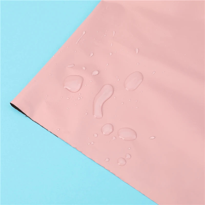 INPLUSTOP Pink Poly Express Mailing Pouch THANK YOU Clothing Opaque Courier Parcel Bag Envelope Logistics Storage Bags ALPENZO