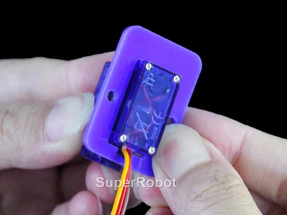 SG90 MG90S 4 Dof Unassembly Acrylic Mechanical Robot Manipulator Claw Kit For Arduino Robot Arm STEAM Kit Programming Robot Arm ALPENZO