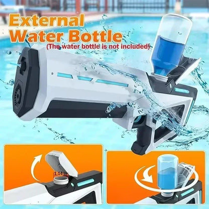 Pulse electric continuous water gun for children, high-pressure and strong waterproof automatic water absorption ALPENZO
