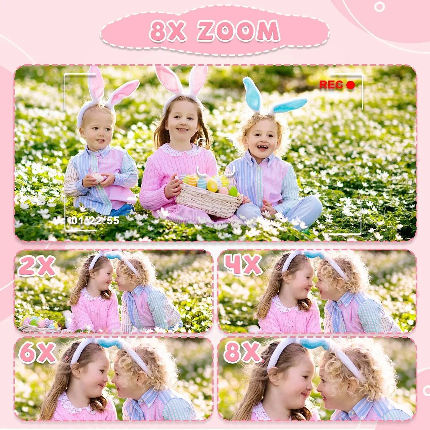 Children Camera 1080P HD Toddler Digital Video Camera 2.0-inch Kids Camera with Silicone Cases Toys for Christmas Birthday Gifts ALPENZO