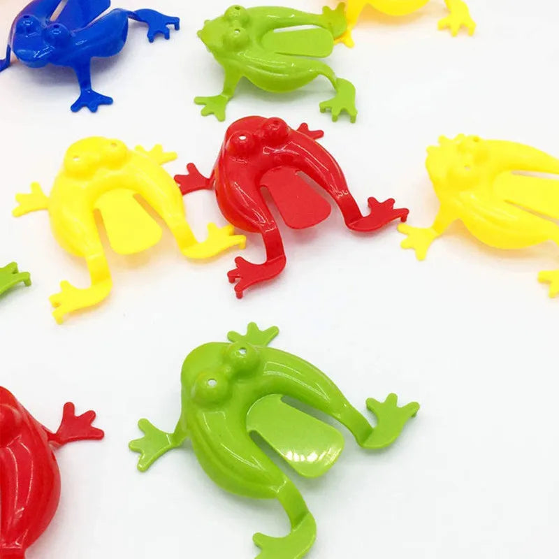 10-20Pcs Jumping Frog Bounce Fidget Toys For Kids Novelty Assorted  Stress Reliever Toys For Children Birthday Gift Party Favor ALPENZO