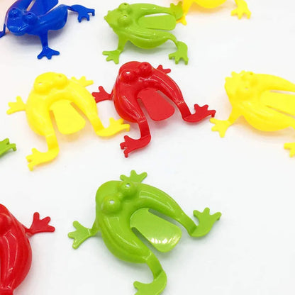 10-20Pcs Jumping Frog Bounce Fidget Toys For Kids Novelty Assorted  Stress Reliever Toys For Children Birthday Gift Party Favor ALPENZO