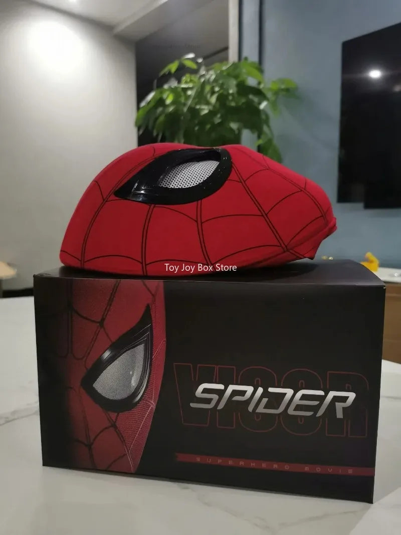 New Spider-man:no Way Home Spider Man Mask Luxury Helmet Rechargeable Remote Eyes Movable Mask Cosplay Decoration Gift Toys ALPENZO
