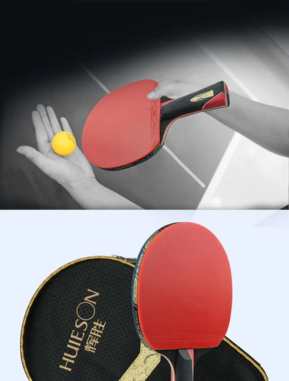 Single Professional Training Carbon Table Tennis Bat Racket Ping Pong Paddle For Beginner Advanced Players 6 7 8 Star Sport Part