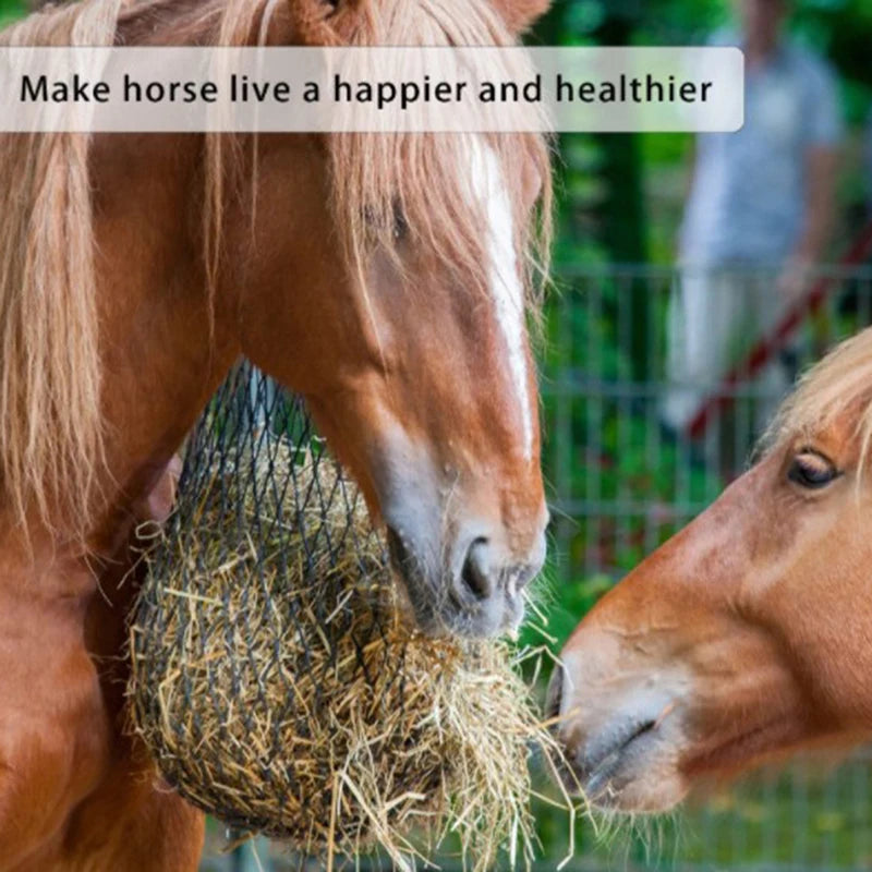 Haylage Net Durable Horse Care Products Small Holed Hay Net Haynet Equipment Slow Feed Hay Feeder Net Bags For Horse