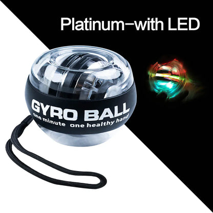 Powerball Wrist Trainer Ball Wrist Strengthener Gyro Self-Starting Forearm Trainer Gyro Ball for Strengthening Muscles