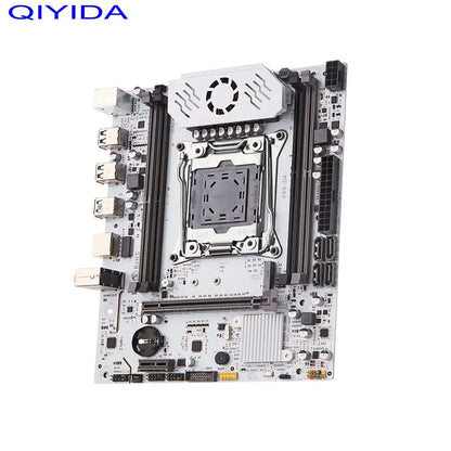 QIYIDA X99 motherboard D4 LGA 2011 3 with M.2 slot Support X99 C612chip DDR4 Memory SATA3.0 USB3.0 PCI16X - ALPENZO