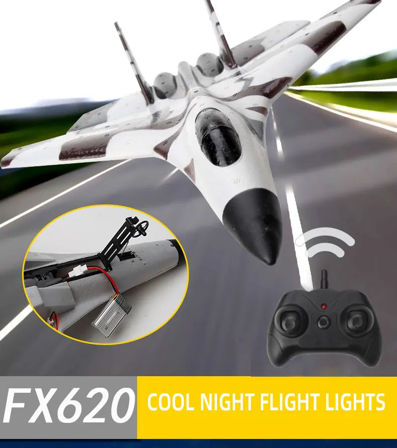 RC Foam Aircraft SU-35 Plane 2.4G Radio Control Glider Remote Control Fighter Plane Glider Airplane Foam Boys Toys for Children ALPENZO