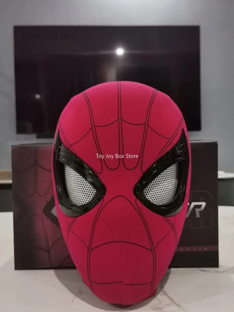 New Spider-man:no Way Home Spider Man Mask Luxury Helmet Rechargeable Remote Eyes Movable Mask Cosplay Decoration Gift Toys ALPENZO