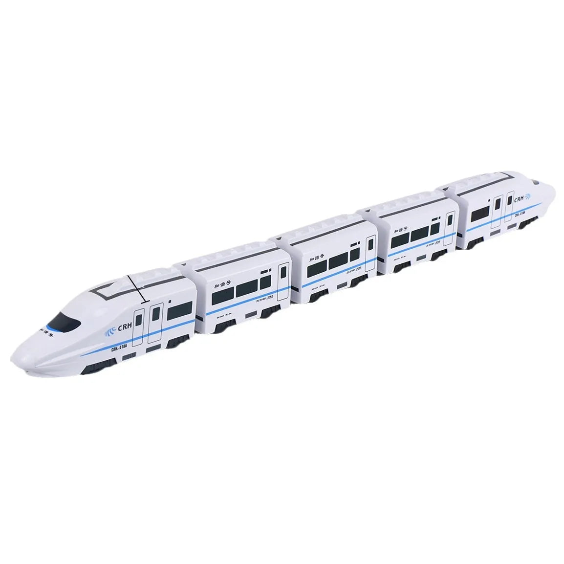 Kids DIY Simulation High Speed Railway Train Toy Car Electric Sound Light Model Train Educational Toys Boys Girls Gift Birthday ALPENZO