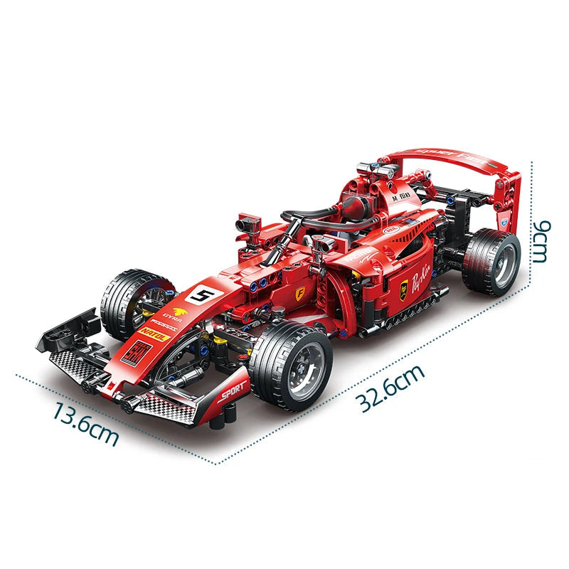 ToylinX F1 RC Race Cars Building Sets MOC Remote Control Car Building Blocks Cool Collectible Model Car Kits Building Toys ALPENZO