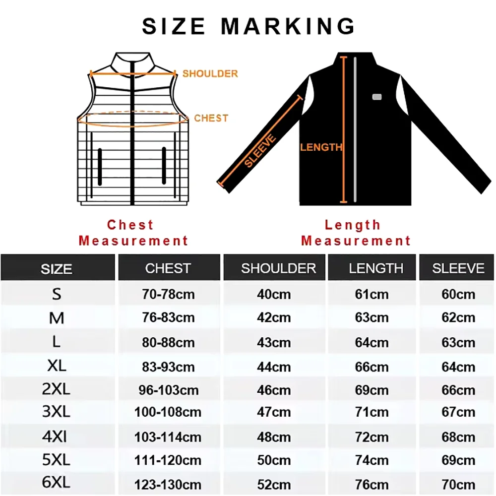 Heated Jacket 21 Areas /2 Areas Winter Men's Women's skiing Jacket USB Electric Heating Jacket Heated Vest Moto Thermal Clothes