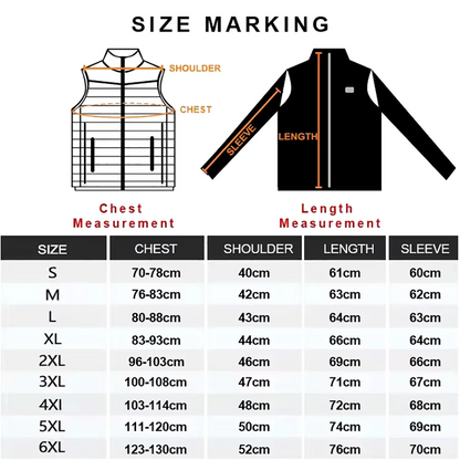 Heated Jacket 21 Areas /2 Areas Winter Men's Women's skiing Jacket USB Electric Heating Jacket Heated Vest Moto Thermal Clothes