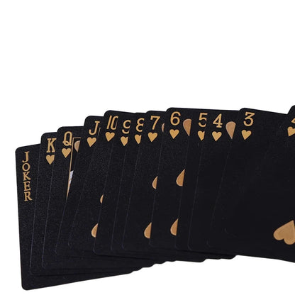Color Black Gold Playing Card Game Card Group Waterproof Poker Suit Magic Dmagic Package Board Game Gift Collection ALPENZO