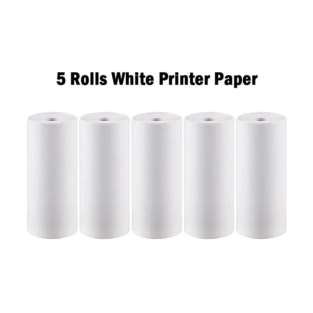 Thermal Paper MINI Printing Self-adhesive Label Sticker For Mini Printers Pose Machine Kid Camera Stickers 57mm Width Rolls ALPENZO