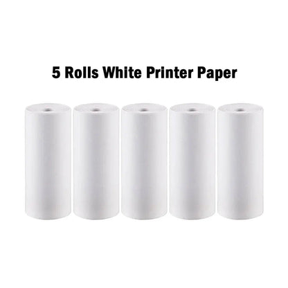 Thermal Paper MINI Printing Self-adhesive Label Sticker For Mini Printers Pose Machine Kid Camera Stickers 57mm Width Rolls ALPENZO