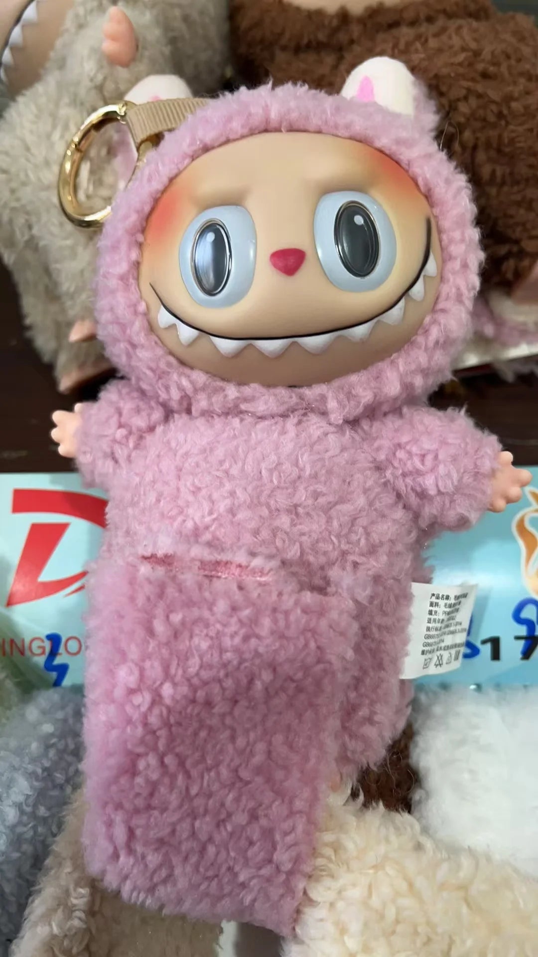 New Labubu The Monsters Heartbeat Macaron Enamel Face Blind Box Pvc Figurine Tabletop Ornament Kawaii Doll Kid christmas Gift ALPENZO