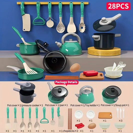 Kitchen Toys Set Simulated Kitchen Toy For Children's Pretend Play Children's Pretend Play Toy Set For Boys And Gir ALPENZO