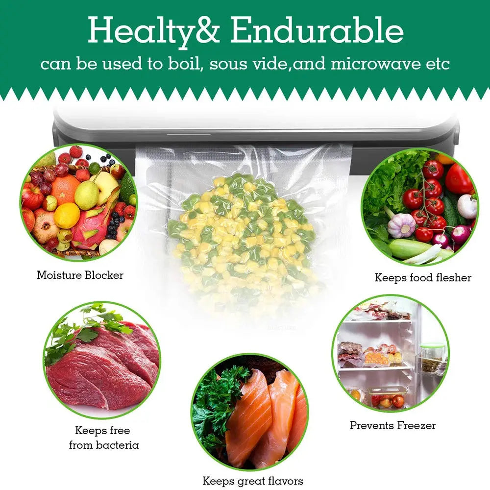 Sous Vide Roll Bags For Vacuum Packing Machine Packaging Food Storage Vacuum Bags for Vacuum Sealer length is 300CM - ALPENZO