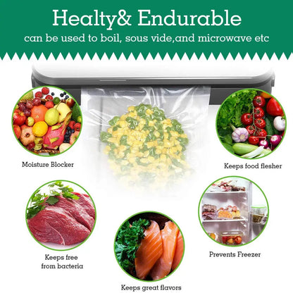 Sous Vide Roll Bags For Vacuum Packing Machine Packaging Food Storage Vacuum Bags for Vacuum Sealer length is 300CM - ALPENZO