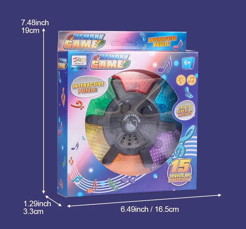 Memory Game Machine Handheld Electronic Memory Game with Light and Sound Puzzle Creative Interactive Game Toy Memory Training ALPENZO