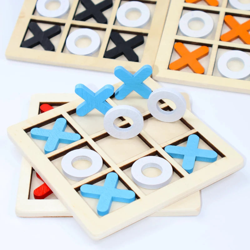 Brain Training Table Game Leisure Board Toys Interactive Chess Games Educational Montessori Wooden Puzzle For Children Gift ALPENZO