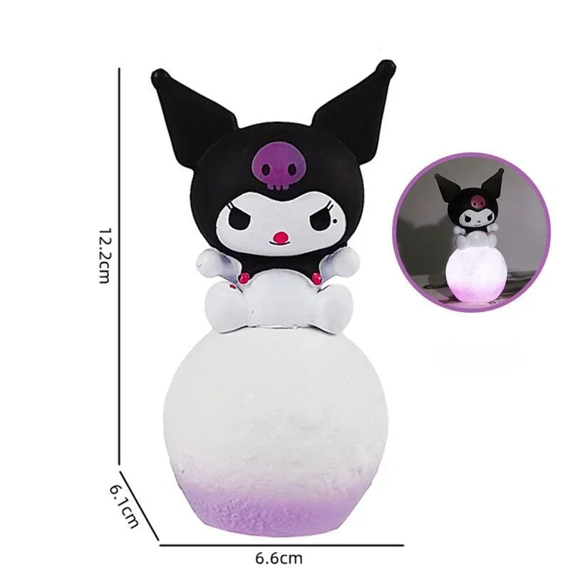 Sanrio Hello Kitty Night Light Luminous Children's Toy Bedside Lamp Anime Cartoon Kuromi Cinnamoroll Cute Children's Gift Gift ALPENZO