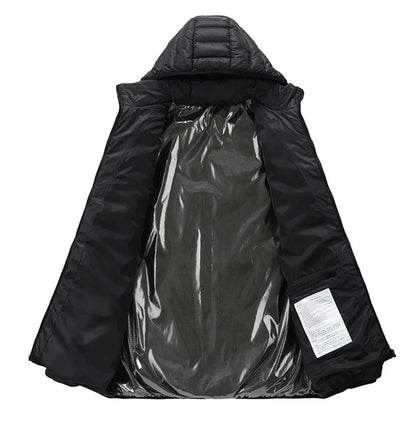 21 Areas Heating Jacket Men's Winter Usb Electric Heating Coat Functional Self-Heating Clothes Outdoor Snow Thick Padded Jacket ALPENZO