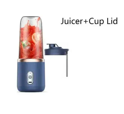 Portable Juicer Blender 400ml Electric Fruit Juicer USB Charging Lemon Orange Fruit Juicing Cup Smoothie Blender Machine 2cups - ALPENZO