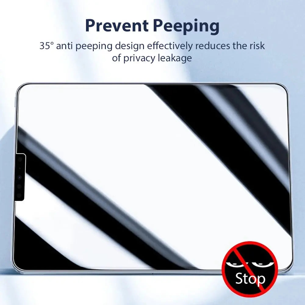 Privacy Glass For iPad Pro 12.9 12 9 11 6th 9th 10th 10 Gen Screen Protector For iPad Air 5 4 7th 8th 10.2 Mini 6 Anti-peep Film - ALPENZO