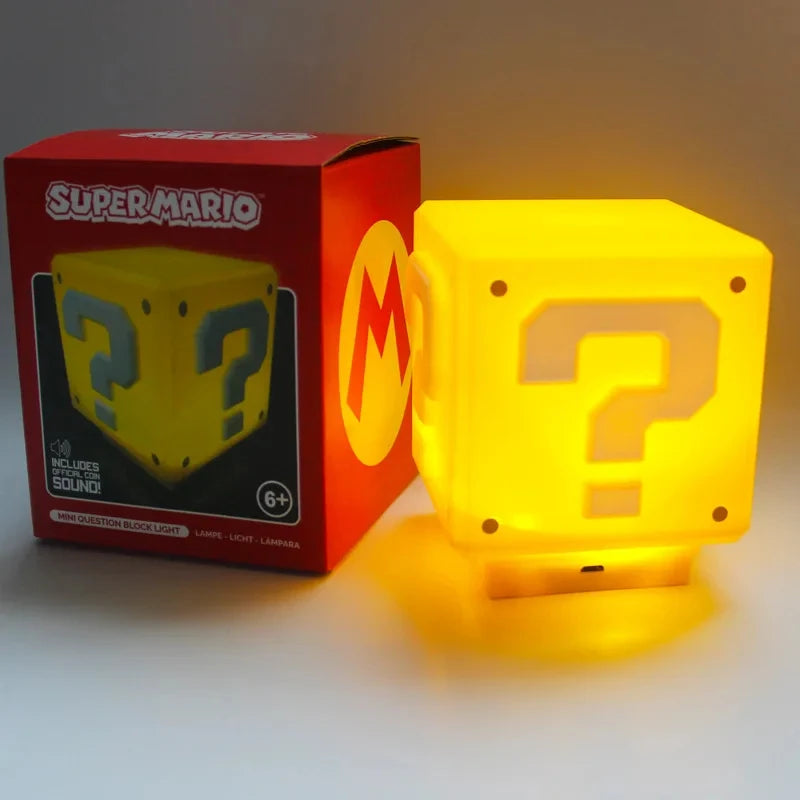LED Question Mark Night Light With Music Anime Peripheral Children's Bedroom Bedside Lamp USB Rechargeable Gift ALPENZO
