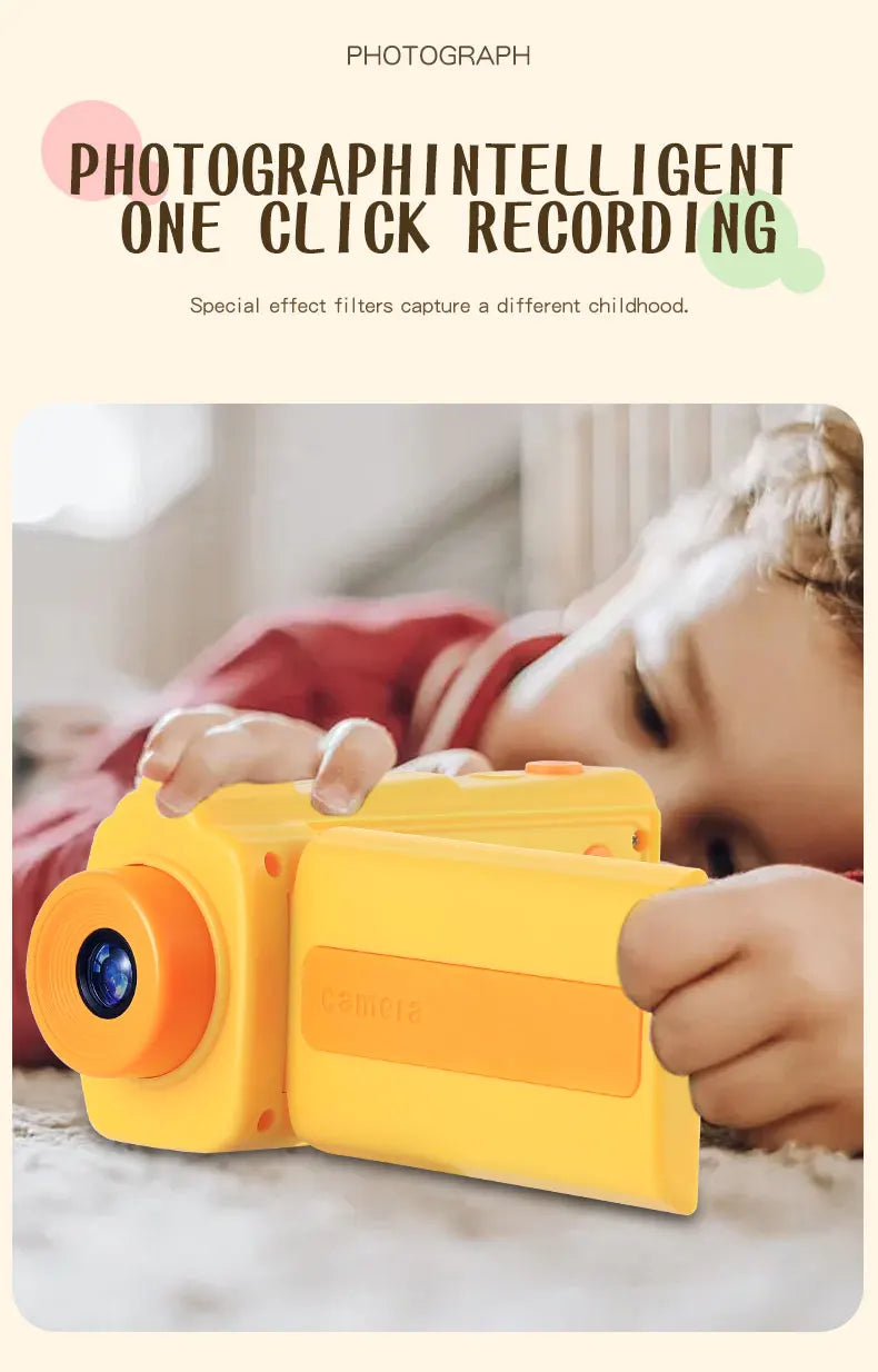 Kids Video Camcorder 1080P 20 MP High Resolution Portable Mini Digital Camera with 2.4 Inch Large Display Screen Birthday Gifts ALPENZO